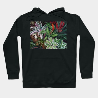 Bromeliad Xmas Card Hoodie